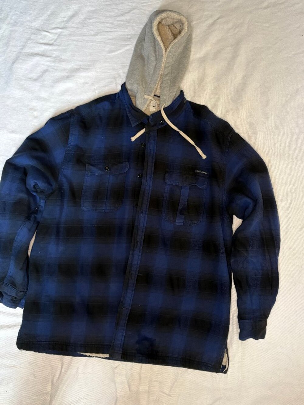Decoy Hooded Flannel Shirt Jacket